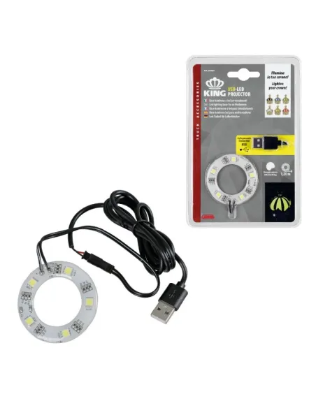 Base Luminosa Usb Para Ambientador King