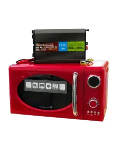 Microondas 20Lt Con Transformador Para Camion (Colores...