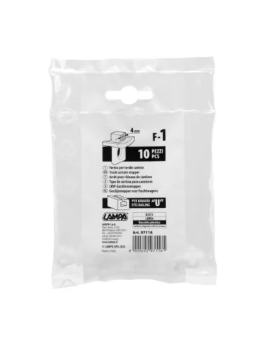 Tope De Cortina Para Camion Tipo U 4 Mm (10...