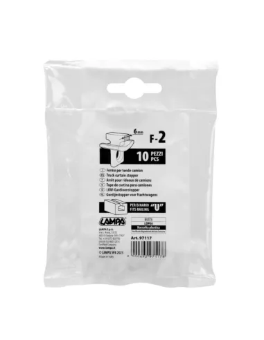 Tope De Cortina Para Camion Tipo U 6Mm(10...