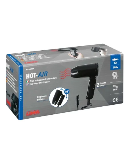 Secador Y Desempañador 12V 180W