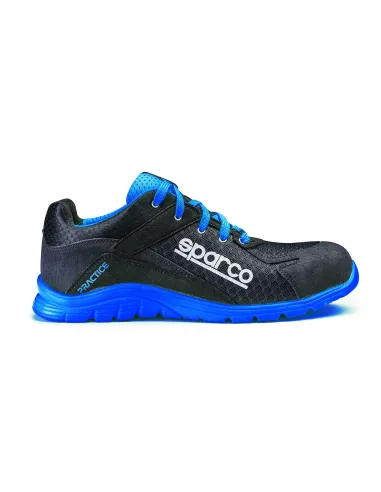 ZAPATILLAS SPARCO PRACTICE NELSON TALLA 41 NEGRO/AZUL S1P SRC