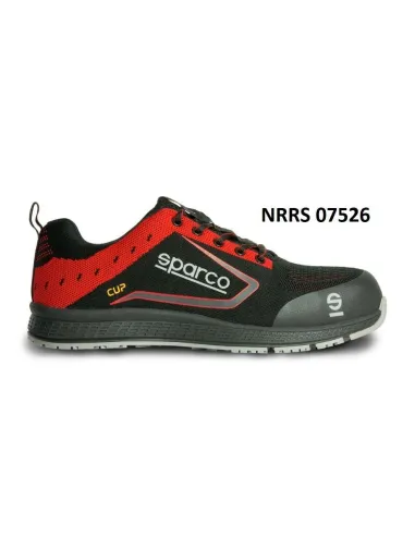 ZAPATILLAS SPARCO CUP ALBERT TALLA 37 NEGRO/ROJO S1P SRC