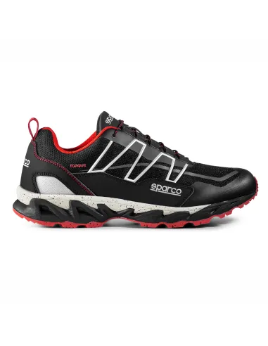 BOTINES SPARCO TORQUE ALGARVE TALLA 37 NEGRO/ROJO