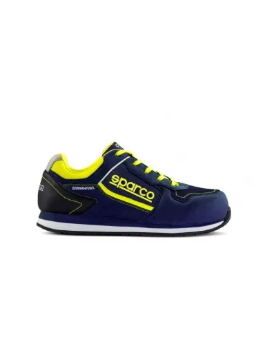 ZAPATILLAS SPARCO GYMKHANA DANI TALLA 36 AZUL MARINO/AMARILLO S1P SRC