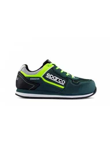 ZAPATILLAS SPARCO GYMKHANA SEB TALLA 36 VERDE/AMARILLO S1P SRC