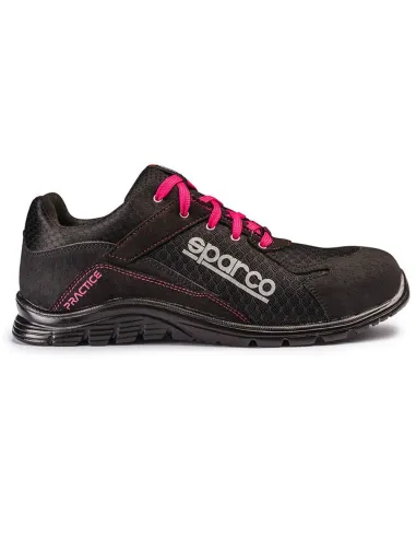 ZAPATILLAS SPARCO PRACTICE JODY TALLA 41 NEGRO/ROSA S1P SRC