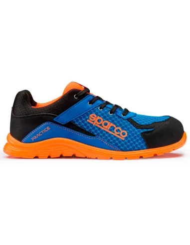 ZAPATILLAS SPARCO PRACTICE NIKI TALLA 37 AZUL/NARANJA S1P SRC