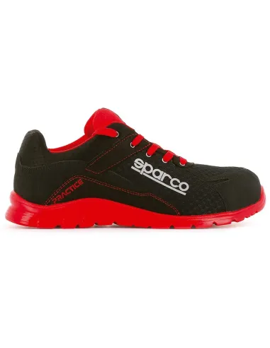 ZAPATILLAS PRACTICE JAQUES TALLA 36 NEGRO/ROJO S1P SRC