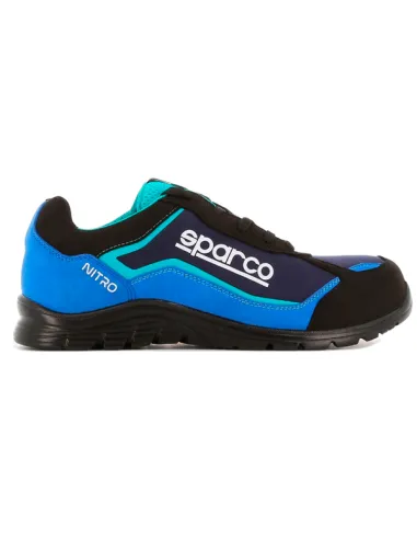 ZAPATILLAS SPARCO NITRO PETTER TALLA 36 NEGRO/AZUL S3 SRC 3