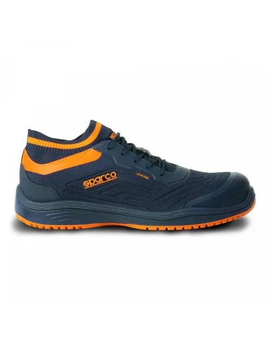 ZAPATILLAS SPARCO LEGEND FLAP TALLA 38 AZUL MARINO/NARANJA S1P ESD SRC