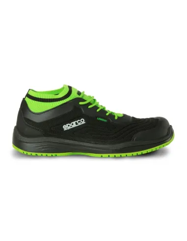 ZAPATILLAS SPARCO LEGEND HALO TALLA 38 NEGRA/VERDE S1P ESD SRC