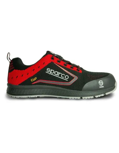 ZAPATILLAS SPARCO CUP ALBERT TALLA 35 NEGRO/ROJO S1P SRC