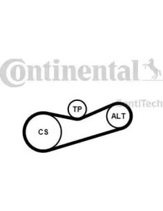 Juego de correas trapeciales poli V