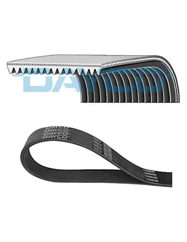 Correa poli-V Dayco 15PK938HD 15 canales 938 mm