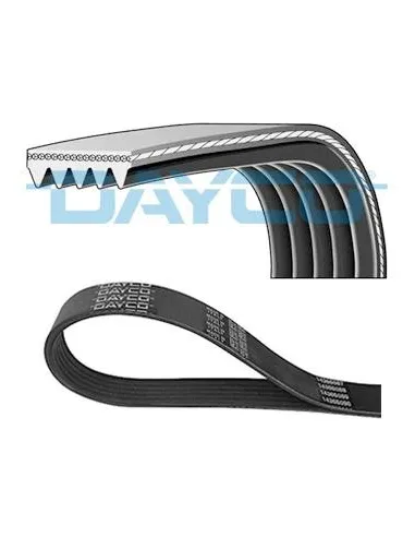 Correa poli-V Dayco 5PK897S 5 canales 897 mm