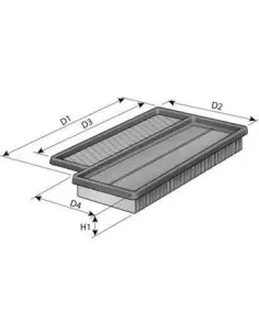 A1459 Filtro de aire Purflux en Oferta