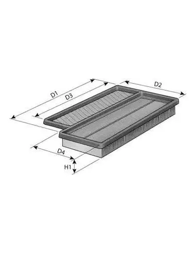 A1459 Filtro de aire Purflux en Oferta