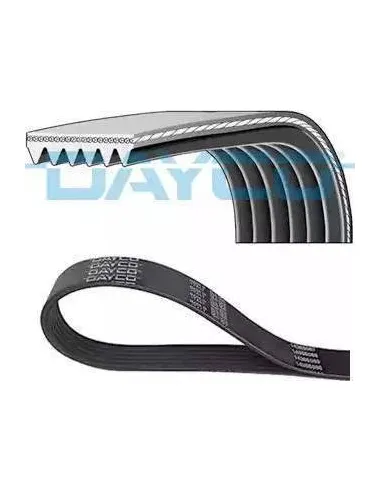 Correa poli-V Dayco 6PK1735S 6 canales 1735 mm