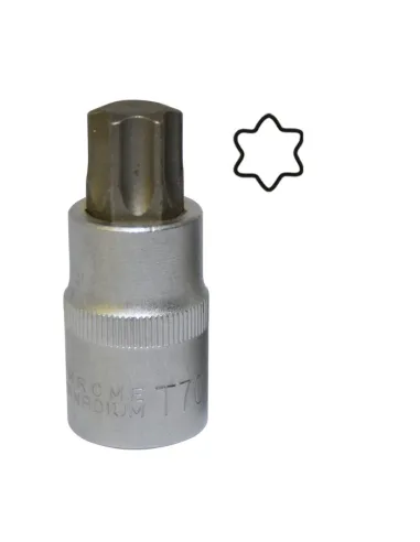 10220 Vaso Destornillador De 1/2" Torx T70 JBM