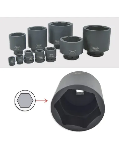 11144 Vaso Impacto Hex.  3/4" 50Mm JBM