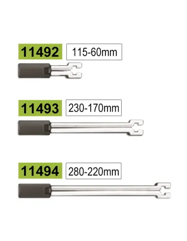 11492 Juego De Garras 115Mm - 60Mm Para Ref. 51122 JBM