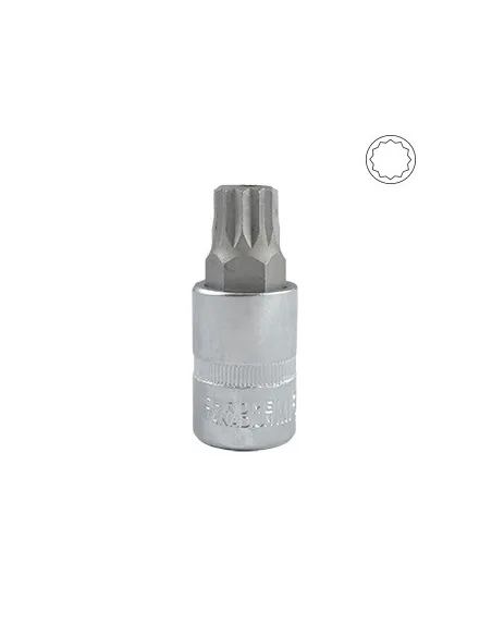 12029 Vaso Punta 1/2" Xzn Inviolable M16X58Mm Esp. Vag JBM