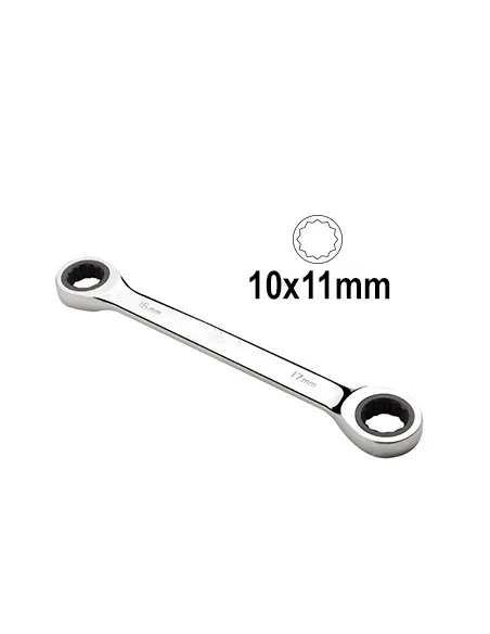 13486 Llave Con Trinquete 10X11Mm Acabado Brillante JBM