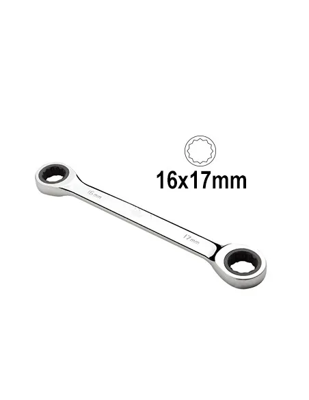 13489 Llave Con Trinquete 16X18Mm Llave Con Trinquete 16X18Mm JBM