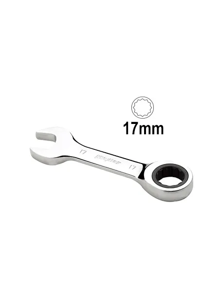 13497 Llave Combinada Corta Con Trinquete 17Mm JBM
