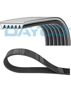 Correa poli-V Dayco 6PK895DT 6 canales 895 mm