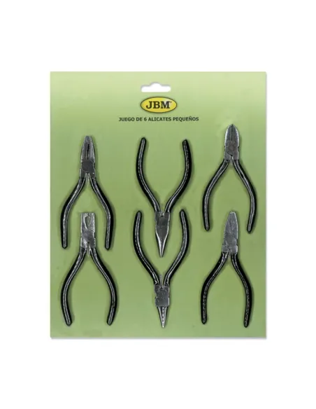 50580 Juego De 6 Alicates Mini De 120Mm JBM