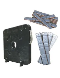 50601 Contrapesa De Hierro Autoadhesiva En Pastilla De...