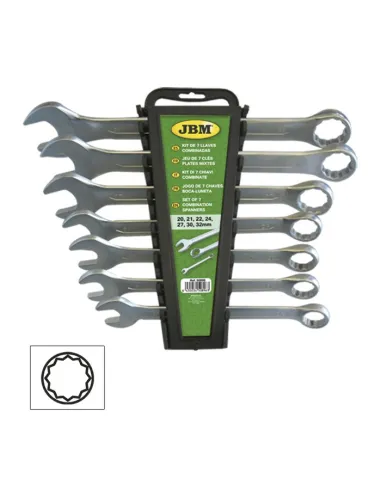 50896 Kit De 7 Llaves Combinadas JBM