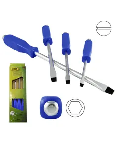 50902 Juego De 4 Destorniladores Planos De Golpeo JBM