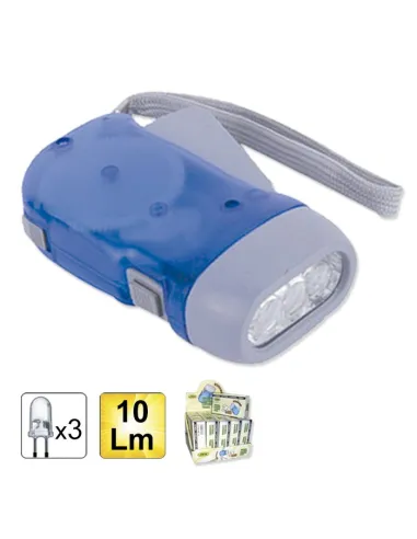 51446 Linterna De Dinamo De 3 Leds JBM