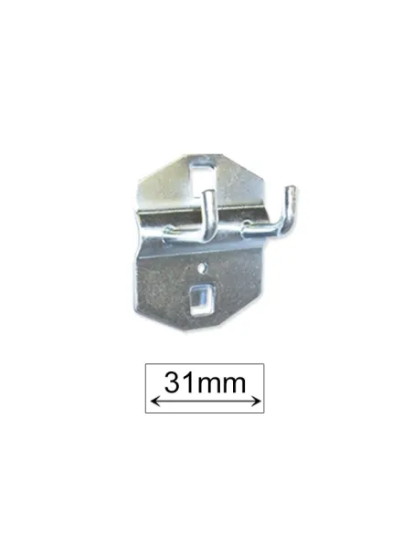 Gancho 2 Picos Cortos JBM 51655 31mm
