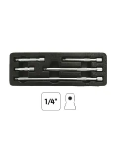 51805 Set De Barras De Extensión  De 1/4" Con Cabota...