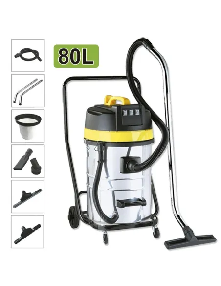 51838 Aspiradora Industrial 80L. Seco+Humedo JBM