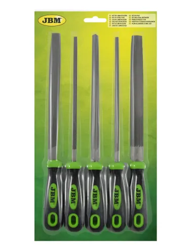 Set de 5 Limas de Acero JBM 51853