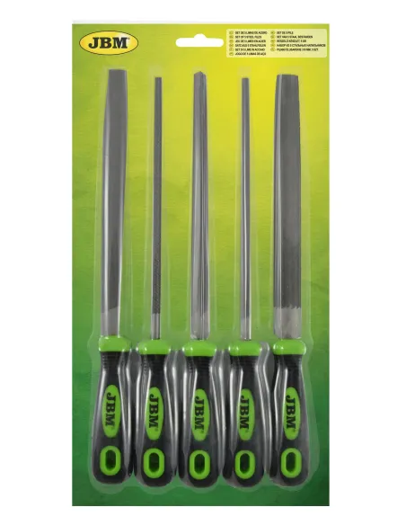 Set de 5 Limas de Acero JBM 51853