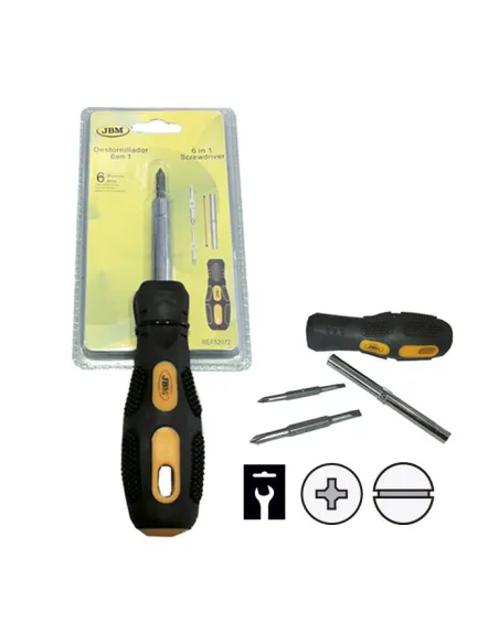 52072 Destornillador 6 En 1 JBM