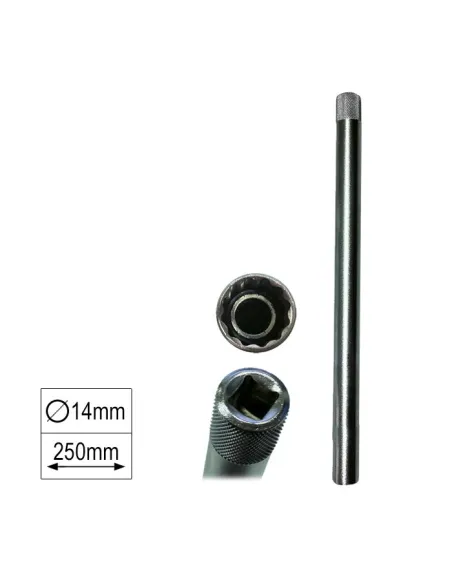 LLAVE DE BUJÍA IMANTADA Ø14MM