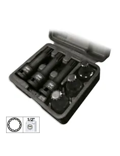 52546 Set De 6 Vasos Punta Xzn De Impacto De 1/2" JBM