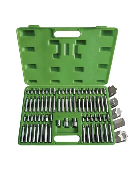 52550 Estuche De Puntas 75 Piezas Para Tornillos Ribe, Xzn, Torx H JBM