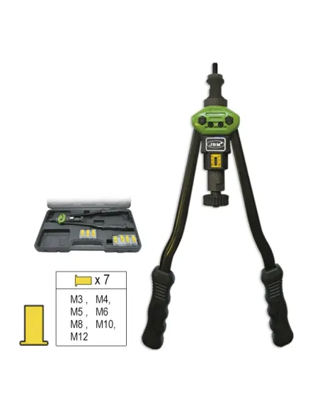 52596 Remachadora De Tuerca 400Mm 16" JBM