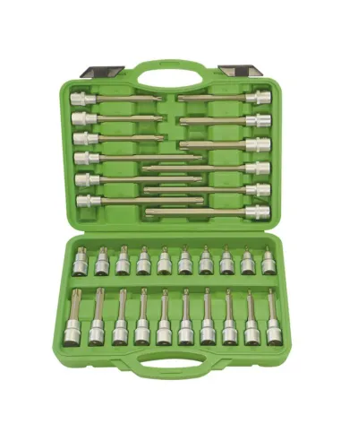 52605 Estuche De Puntas Para Tornillos Torx 32 Piezas JBM