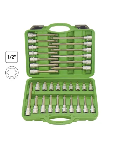 52606 Estuche De Puntas Para Tornillos Ribe 32 Piezas JBM