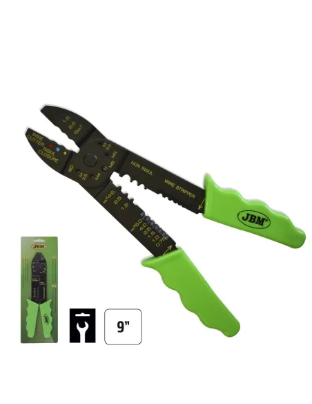 52761 Alicates Para Terminales Aislados Y no Aislados 9" JBM