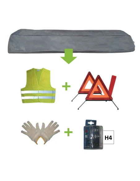 Kit de Emergencia Completo - Bolsa Plana JBM 52773 x2
